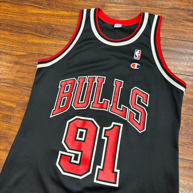 Champion 90’s Bulls Rodman Jersey Sz M
