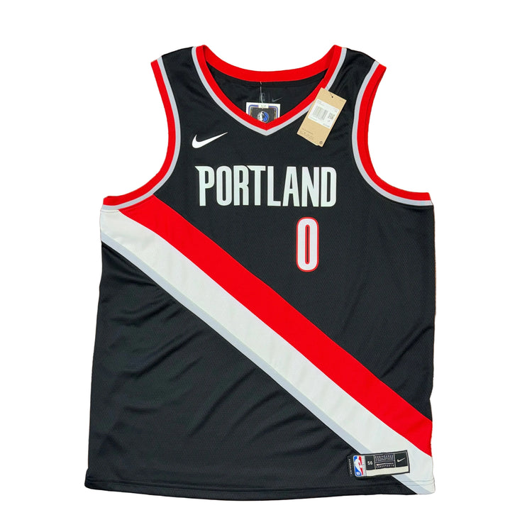 NWT Nike Swingman 2021-22 Icon Portland Trail Blazers Damian Lillard Jersey Sz 2X