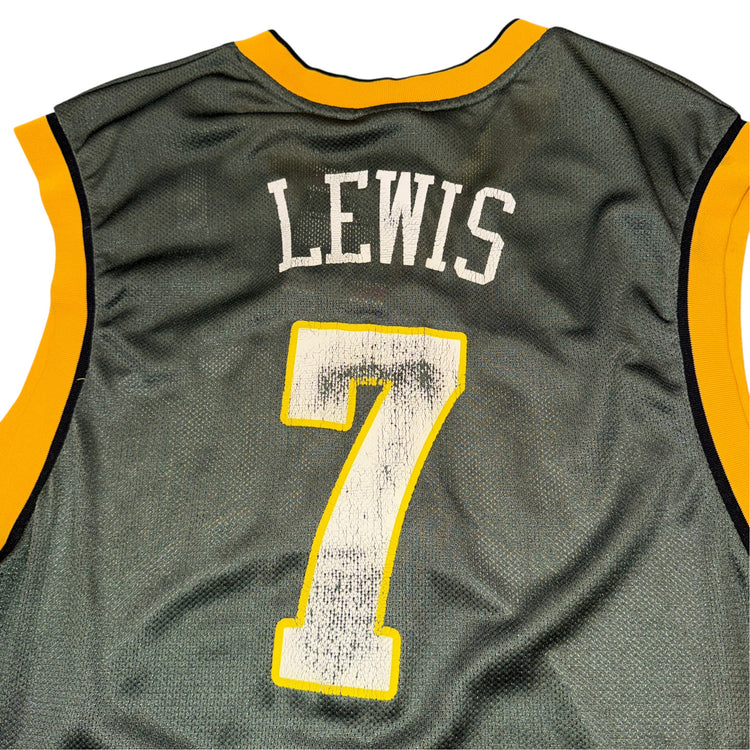 Reebok 00’s Seattle SuperSonics Rashaad Lewis Away Jersey Sz M