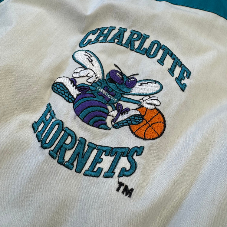 Pro Player 90's Charlotte Hornets Puffer Jacket Sz M