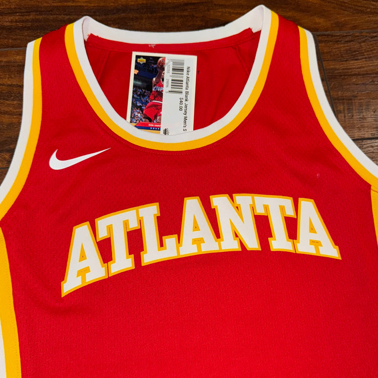 Nike Atlanta Hawks Blank Jersey Sz S