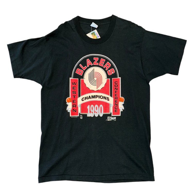 Salem Sportswear 1991 Portland Trail Blazers Playoff Tee Sz XL