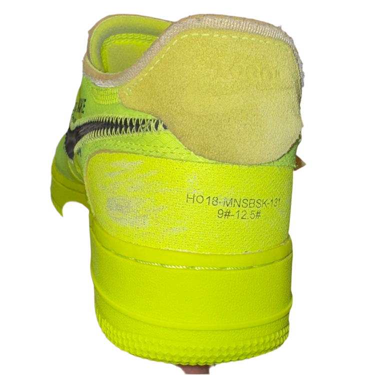 PREOWNED Nike Off-White Air Force 1 Volt Men’s 10