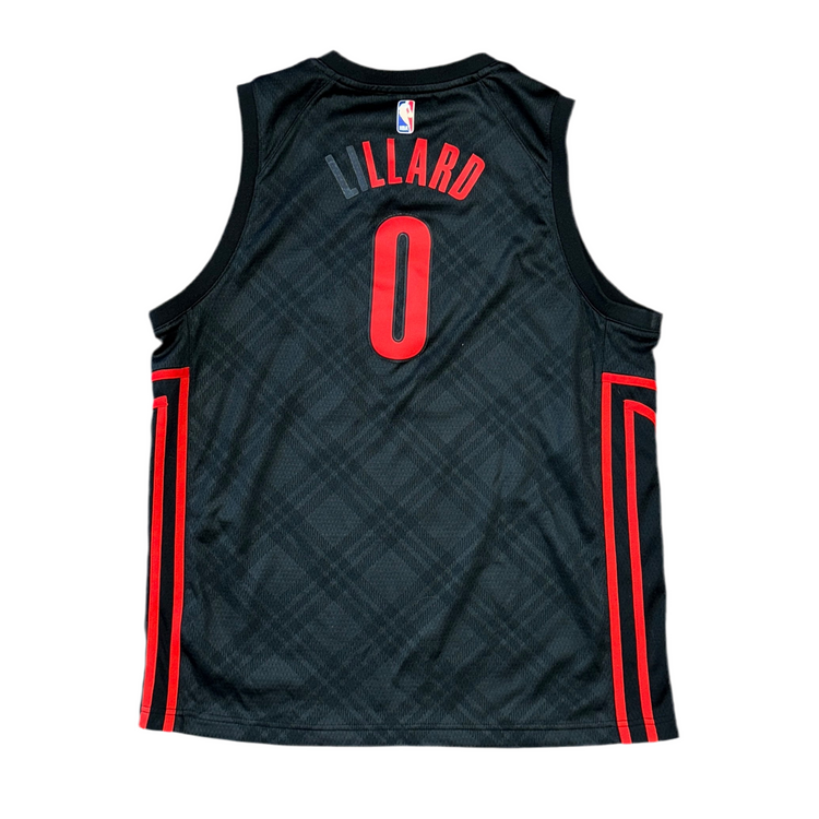Nike Portland Trail Blazers Damian Lillard Rip City Jersey Sz YXL