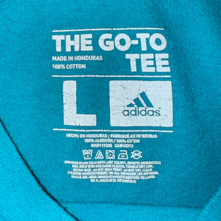 Adidas Charlotte Hornets Tee Sz L