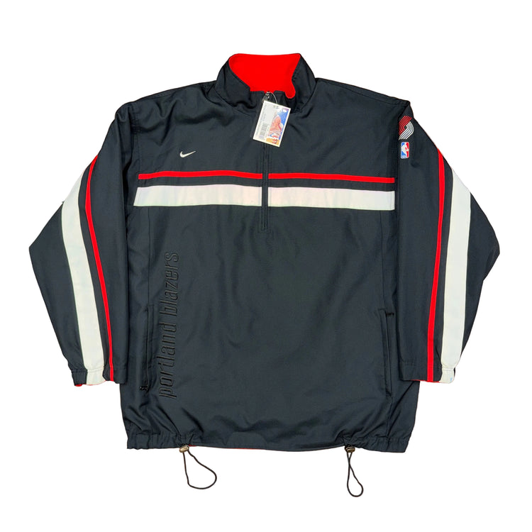Nike 00's Portland Trail Blazers Reversible 1/4 Zip Sz 2X