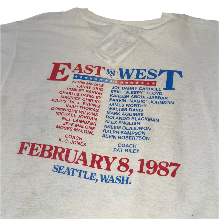 Screen Stars NBA All Star 1987 Tee Sz S