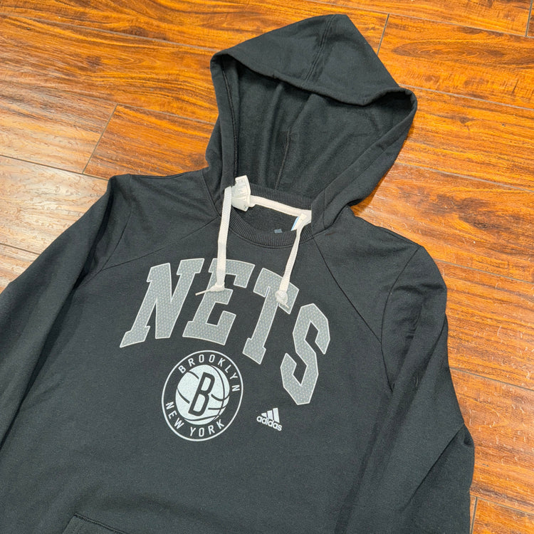 W Adidas Brooklyn Nets Hoodie Women’s M