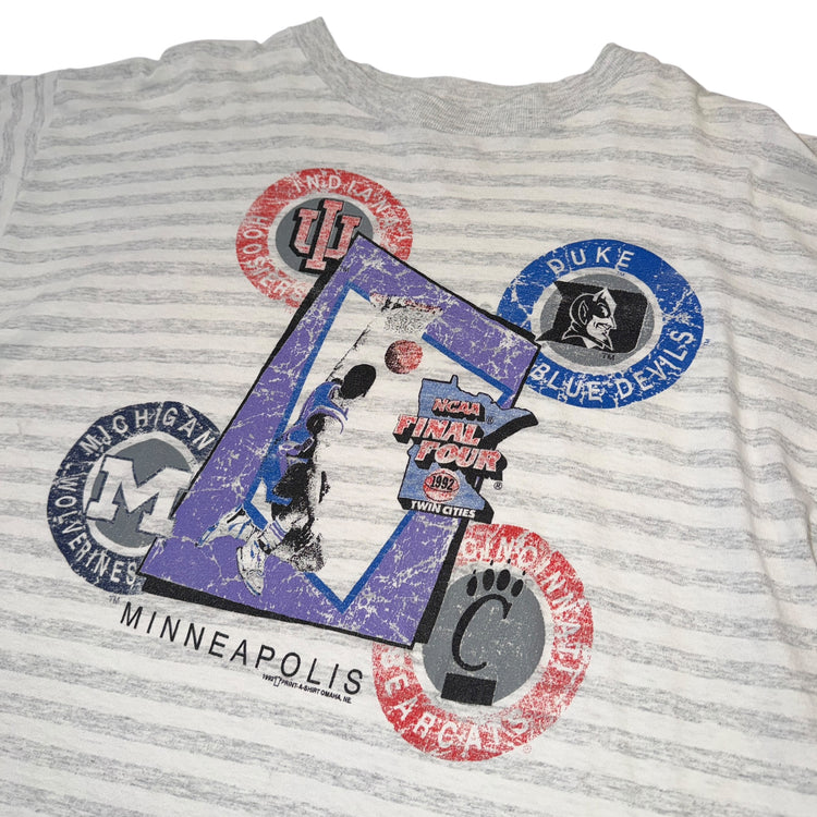 1992 Final 4 Minnesota Twins Cities Tee Sz XL