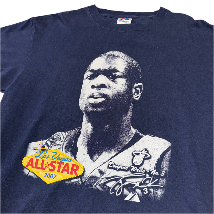 Majestic 2007 All Star Weekend Dwyane Wade Tee Sz XL