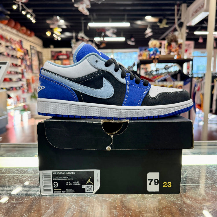 Jordan 1 Low Racer Blue White Men’s 9