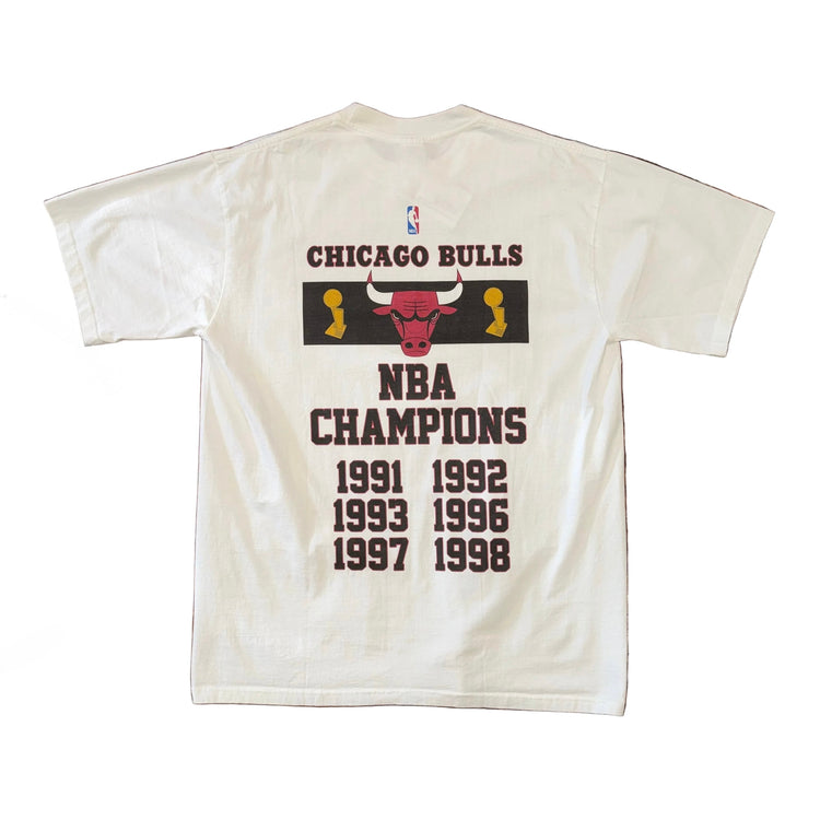 90’s 5X Chicago Bulls Champs Tee Sz XL