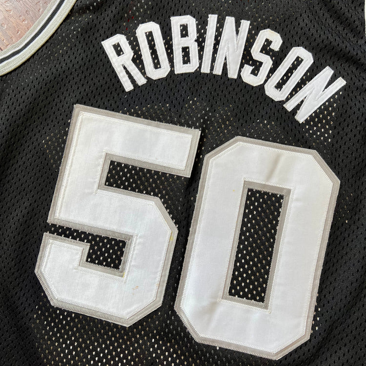 Champion Authentic San Antonio Spurs David Robinson Jersey Sz 44/L