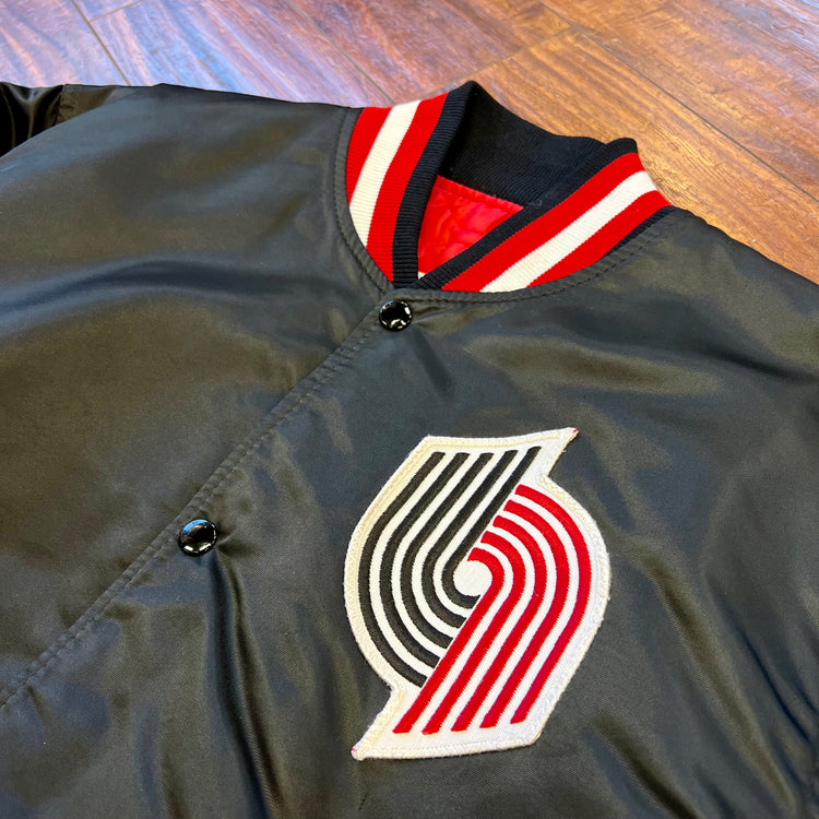 Starter Late 80’s Blazers Satin Jacket Size L
