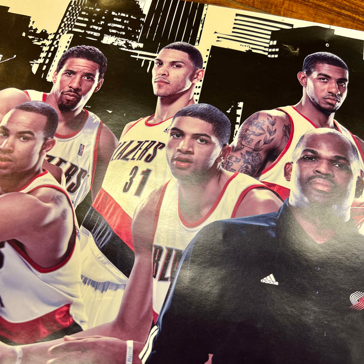 Blazers 2009-10 Rise With Us Roster Poster