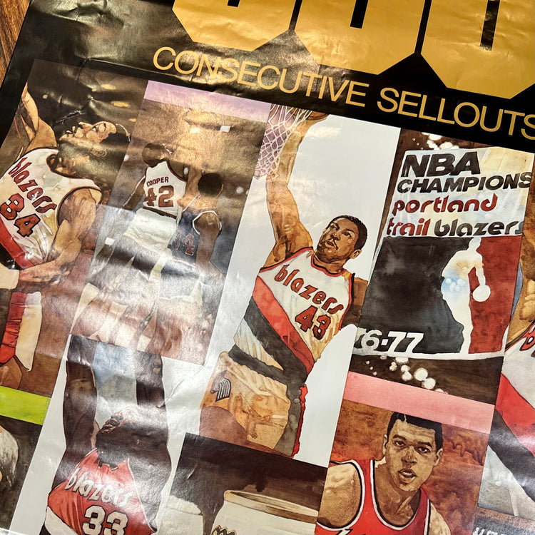 Blazers “300 Consecutive Sellouts” Poster
