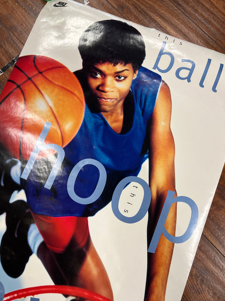 Nike 1994 Sheryl Swoopes “This Game is Mine” Poster