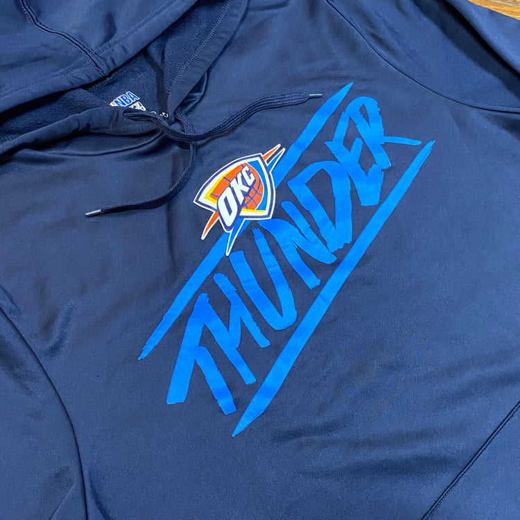 NBA TX3 Warm OKC Hoodie Size L