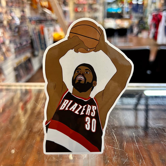 NBA Art Stickers by Alex Castile
