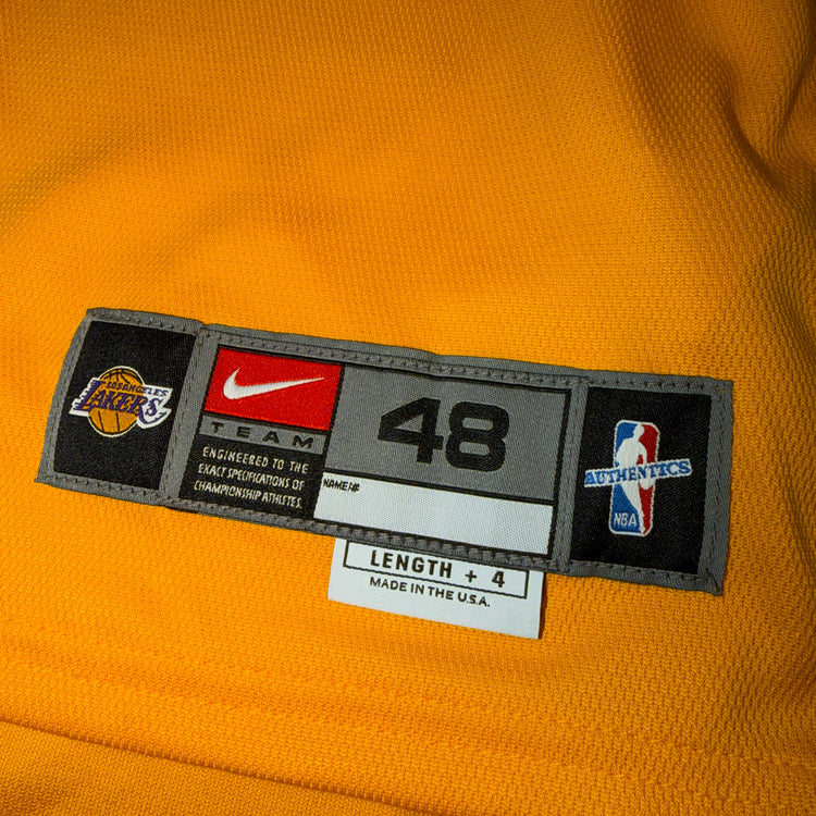 Nike '01 Los Angeles Erick Barkley Team Issued Lakers Jersey Sz XL