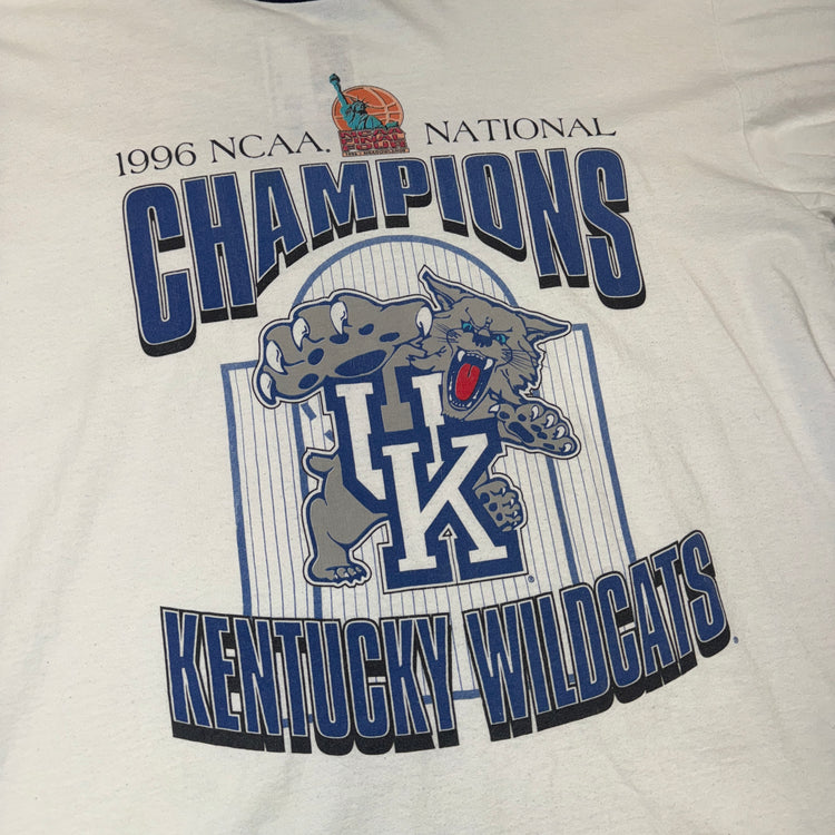 Starter Kentucky Wildcats 1996 Champs Tee Sz L