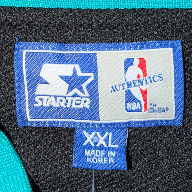 Starter 90's Team Issued Charlotte Hornets Shooting Shirt Warm Up Sz 2X