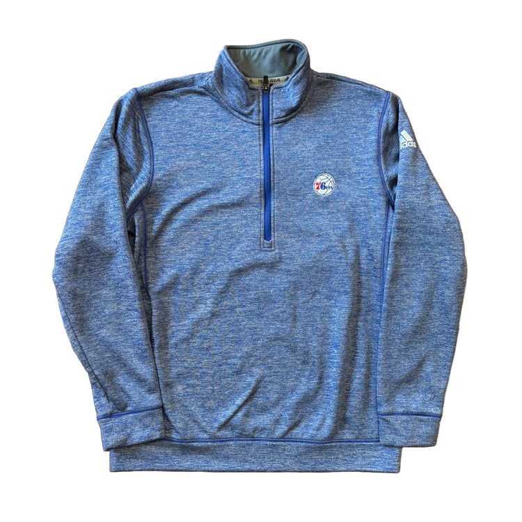 Adidas 2015 Team Issued 76ers 1/4 Zip Sz L