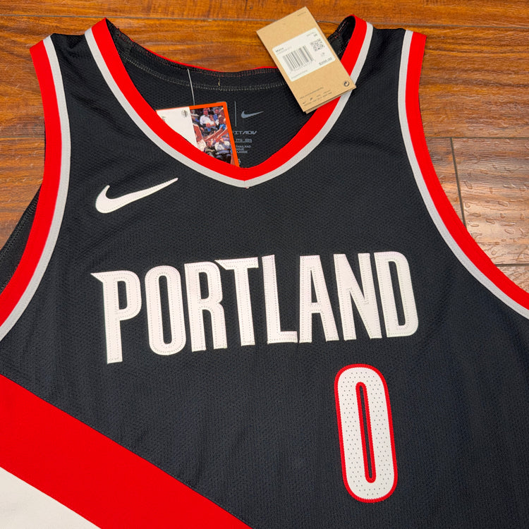 NWT Authentic Portland Damian Lillard  Jersey Sz 2X