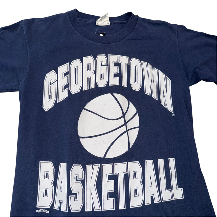 Nutmeg 90's Georgetown Hoyas Basketball Tee Sz L
