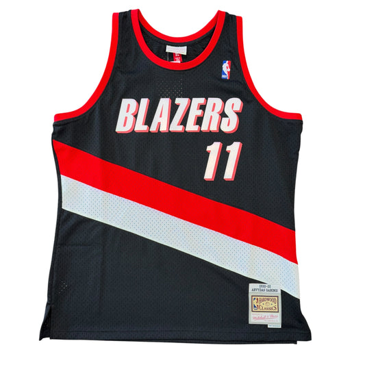Mitchell & Ness 1999-00’s Arvydas Sabonis Portland Trail Blazers Away Jersey Sz XL