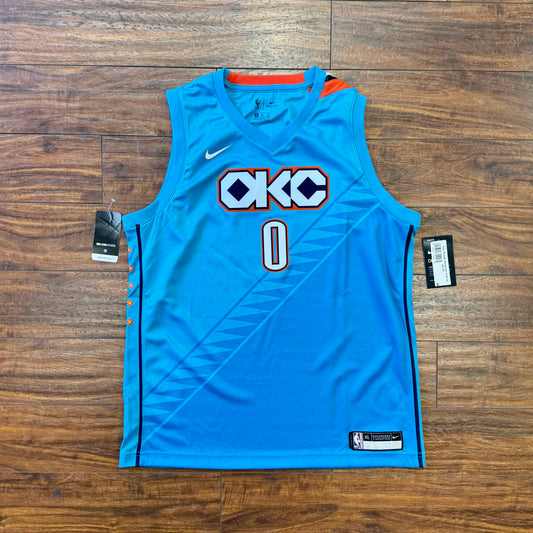 NWT Nike OKC Thunder Westbrook Jersey Youth XL