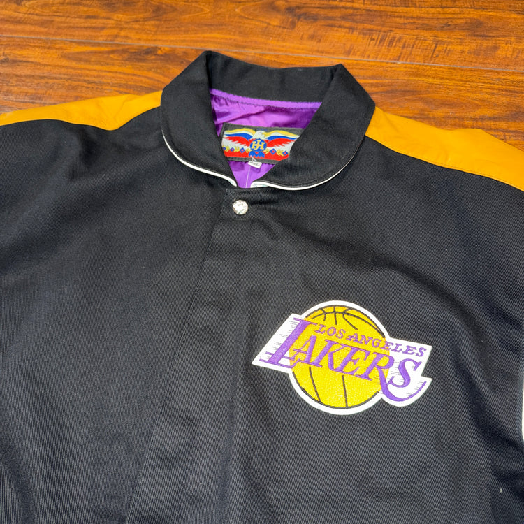 Jeff Hamilton Los Angeles Lakers Jacket Sz 2X