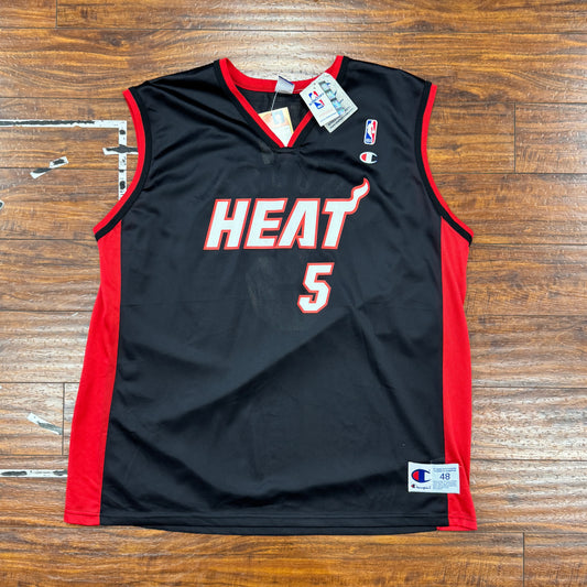 NWT Champion Signed Miami Heat Eddie House Jersey Sz XL