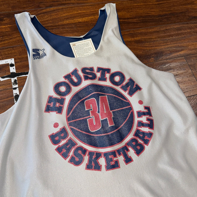 Starter Houston Rockets Charles Barkley Reversible Practice Jersey Sz XL