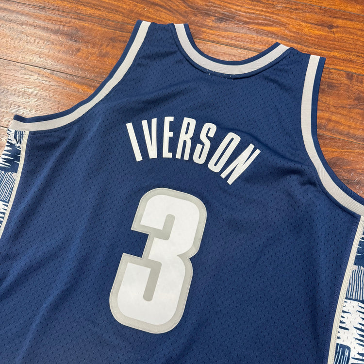 NWT Mitchell & Ness Georgetown Hoyas Iverson Jersey Sz XL