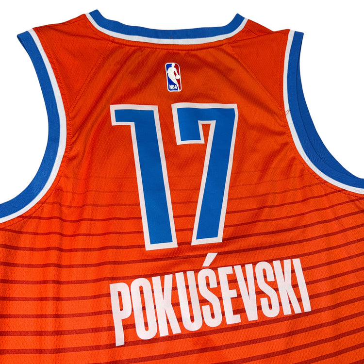 Jordan Swingman Statement Edition Oklahoma City Thunder Aleksej Pokusevski Jersey Sz XL