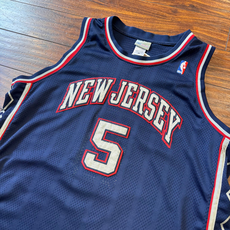 Reebok 00’s Authentic New Jersey Nets Jason Kidd Jersey Sz 2X