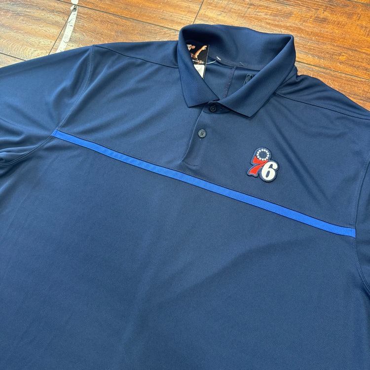 Nike Dri-Fit 76ers Polo Sz L