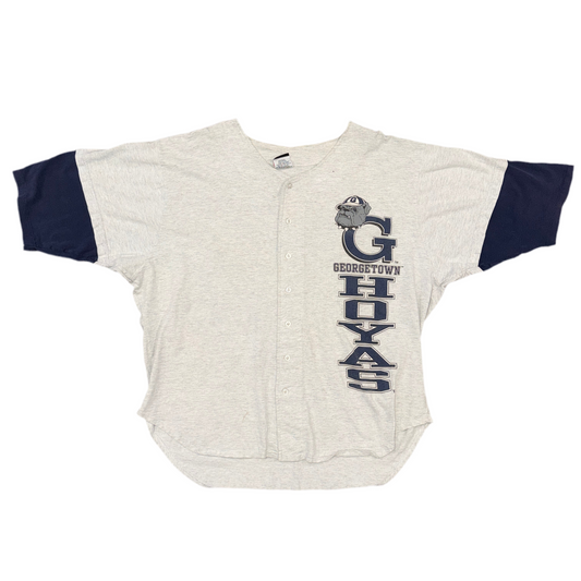 Signal Georgetown Hoyas Baseball Jersey Sz XL