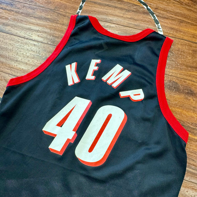 Champion 00's Blazers Shawn Kemp Jersey Sz M