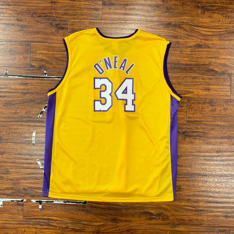 Champion Los Angeles Lakers Shaquille O’Neal Jersey Sz XL