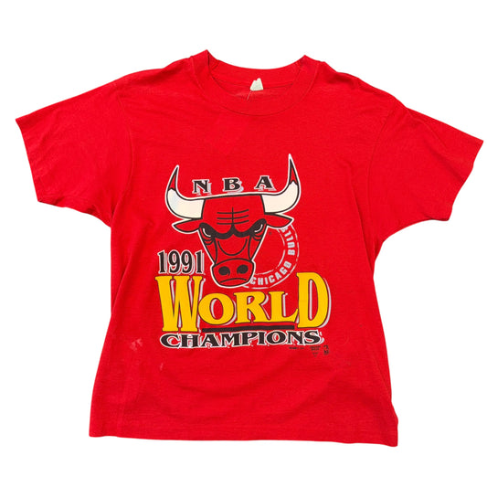 1991 Chicago Bulls Champions Tee Sz L