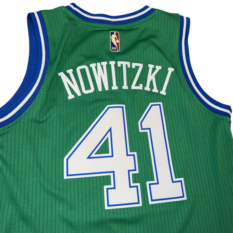 Adidas Hardwood Classics 2015-16 Dallas Mavericks Dirk Nowitzki Classic Jersey Sz S