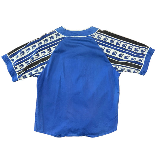 90's Duke Blue Devils Baseball Jersey Sz L