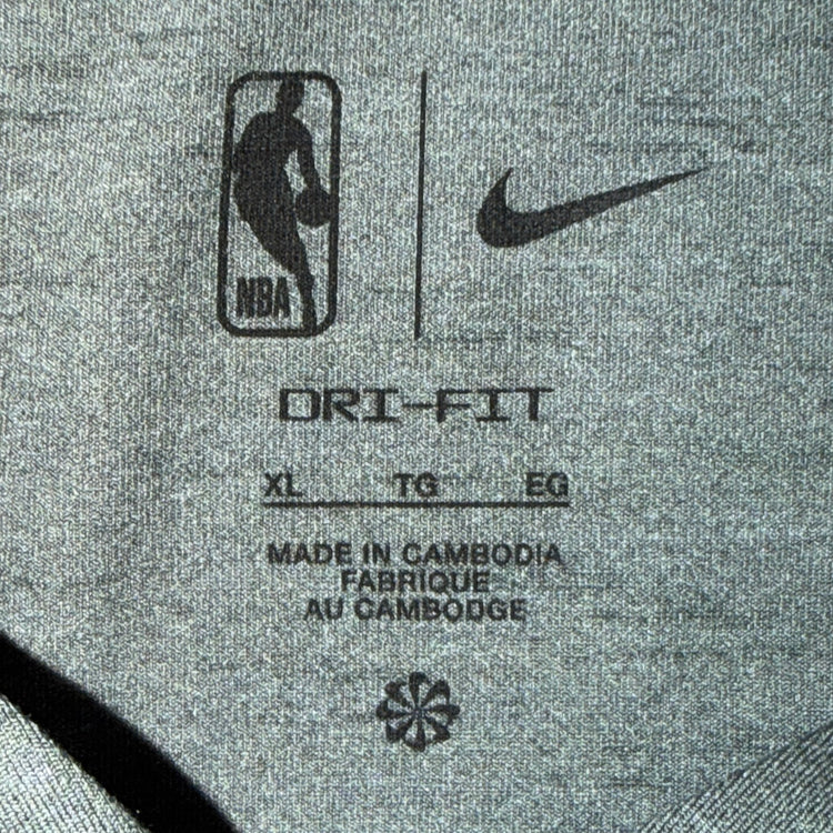 Nike Grey Portland Trail Blazers Dri-Fit Hoodie Sz XL