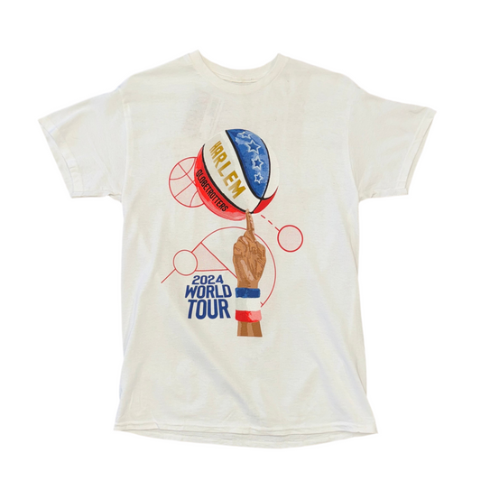 Signed 2024 Globetrotters Tee Sz XL