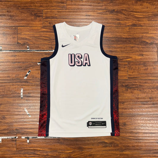 NWT SAMPLE White 2024 USA Jersey Sz L