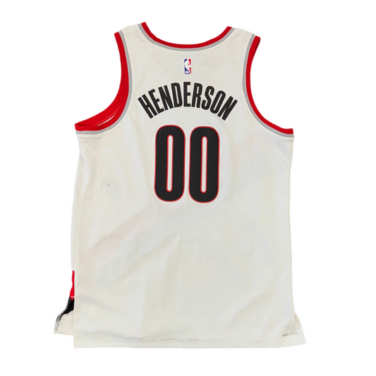 Signed Portland Trail Blazers Sharpe/Tou/Ayton/Rupert Jersey Sz XL