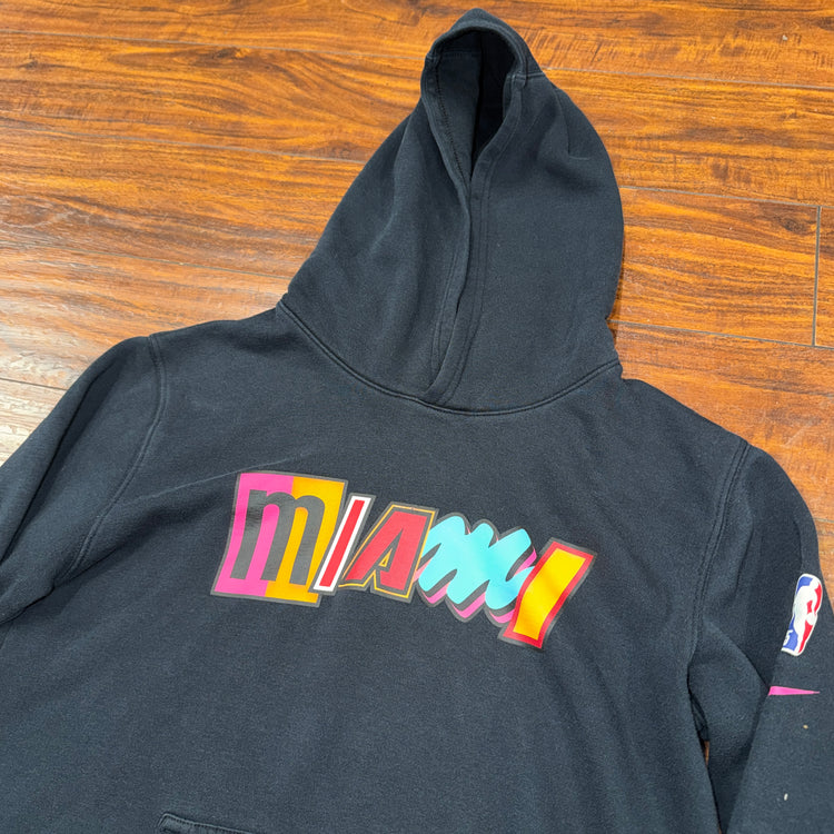 Nike Miami Heat Hoodie Sz YL