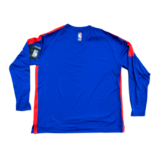NWT Nike Detroit Pistons Warm Up LS Sz L